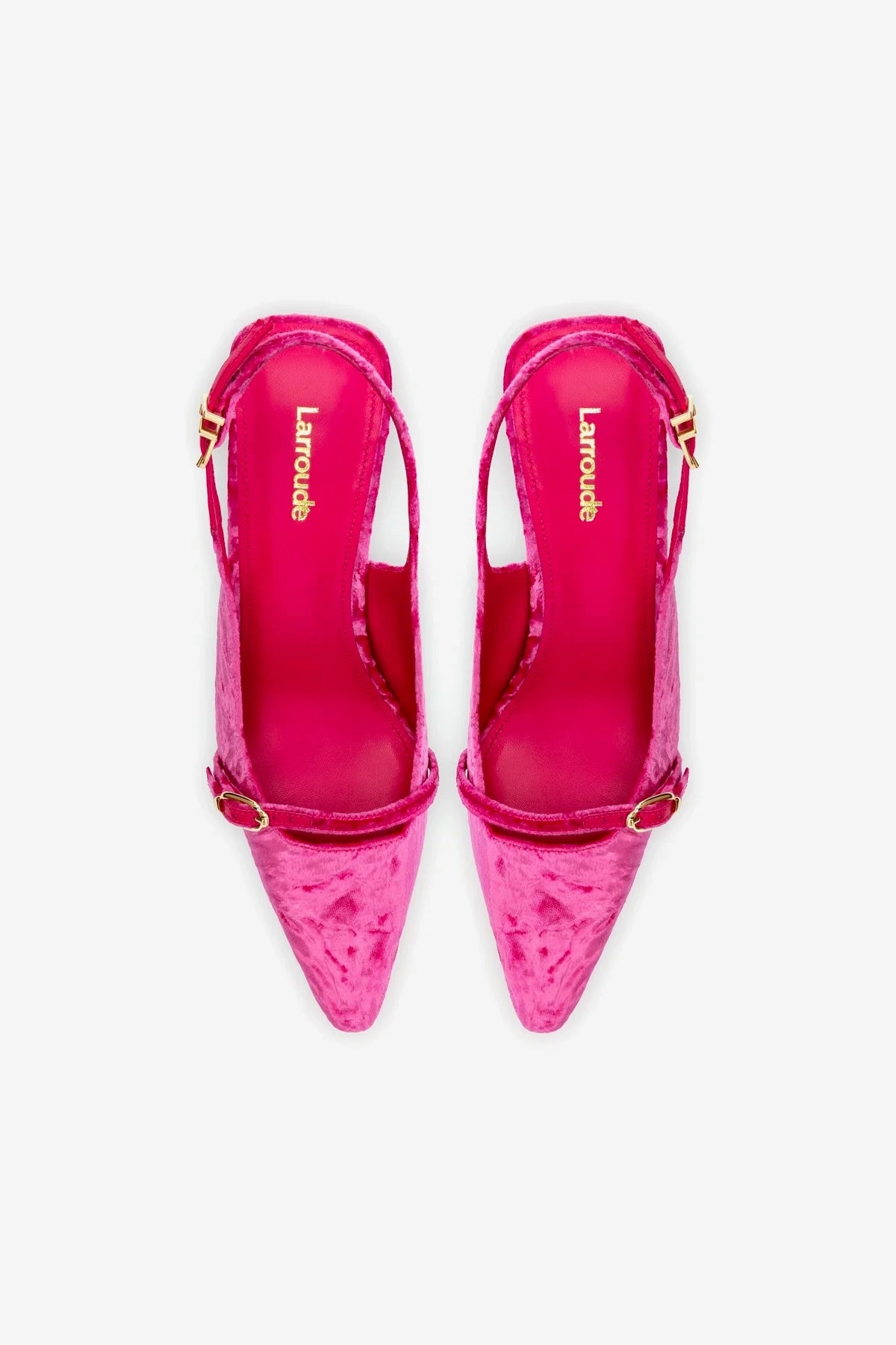 Ines Pump In Pink Velvet