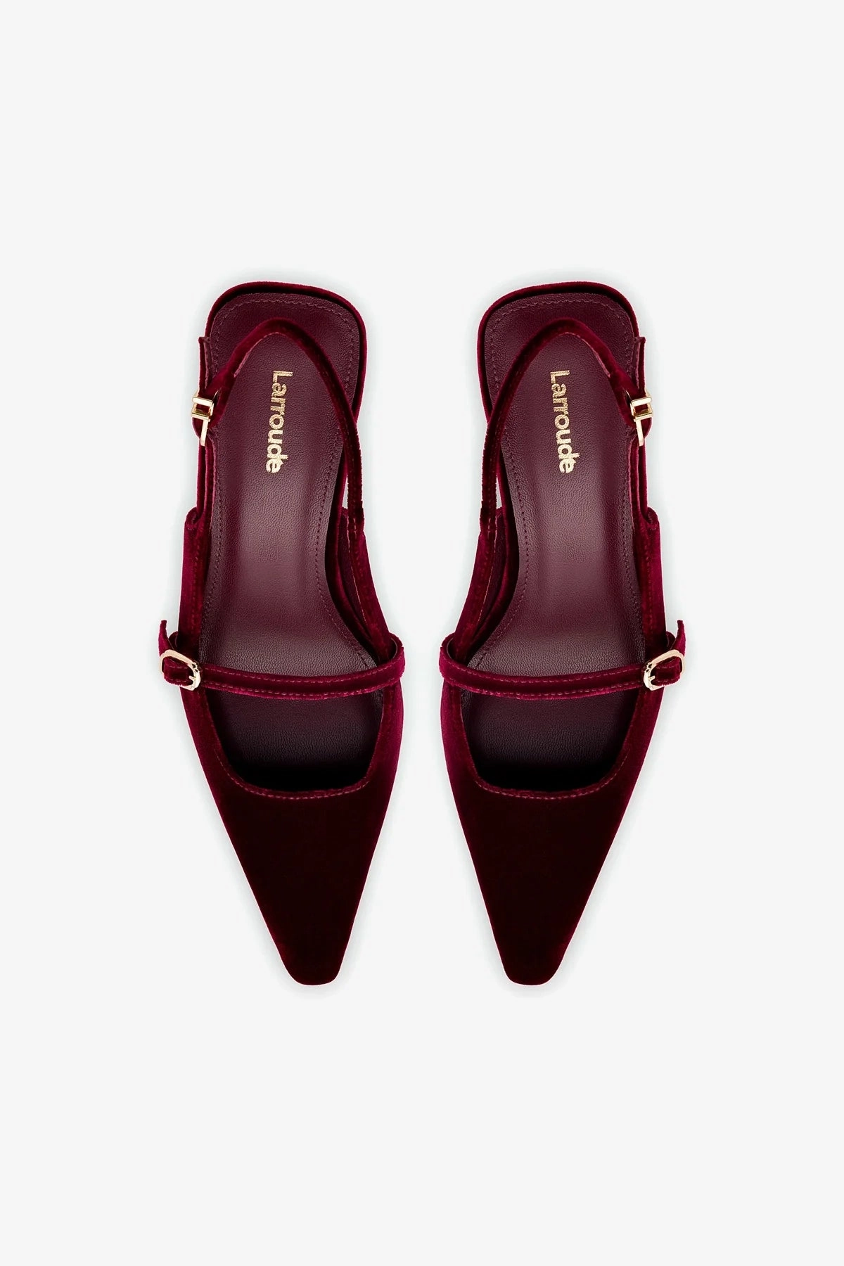 Ines Pump In Wine Velvet