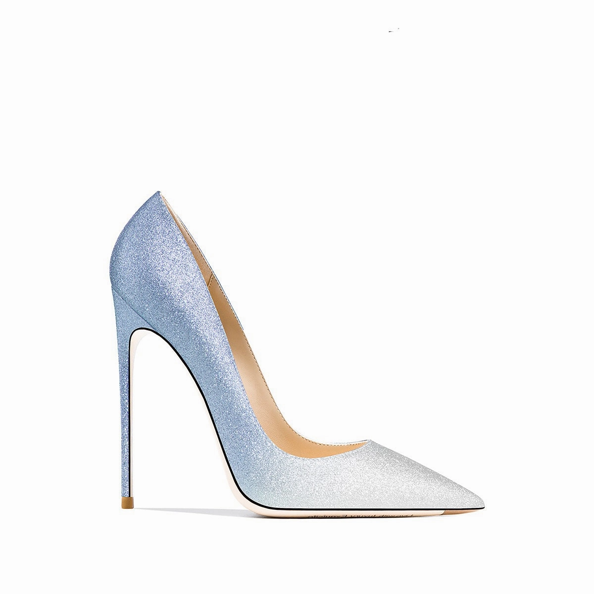 Josephine Silver-Pink Sequin Beige Bottom Heels