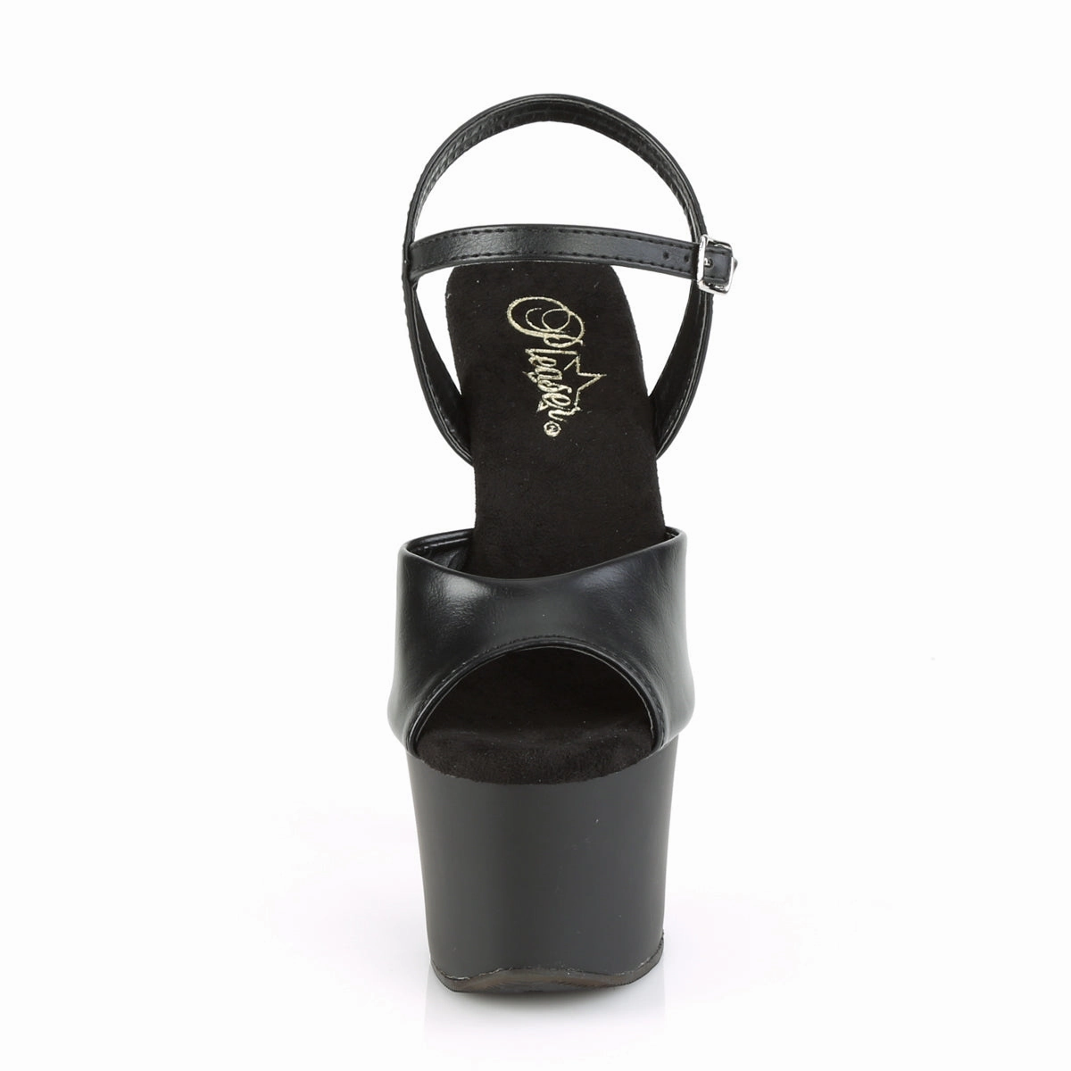 KNUCKS-709  Black Faux Leather/Black Matte