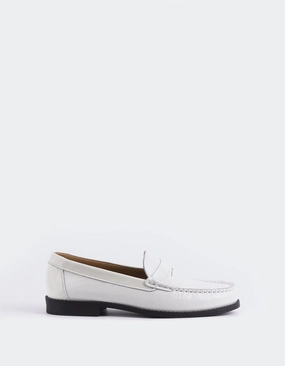 Lettine Off White Naplack Leather