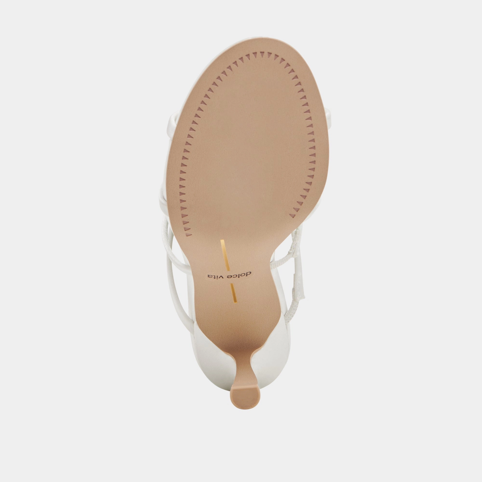 LINZY HEELS TRUE WHITE SATIN
