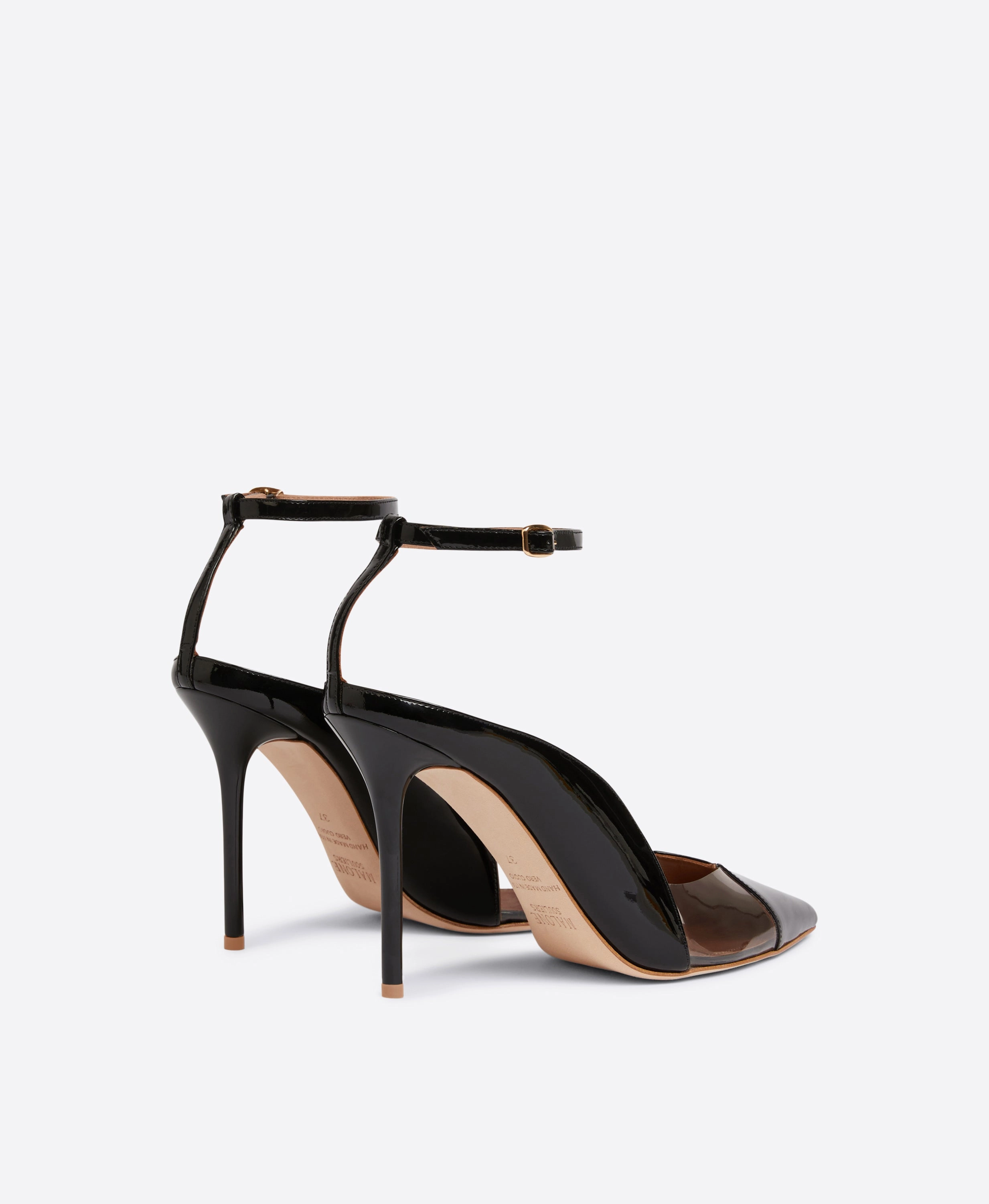 Malia 100 Black Patent PVC Pumps