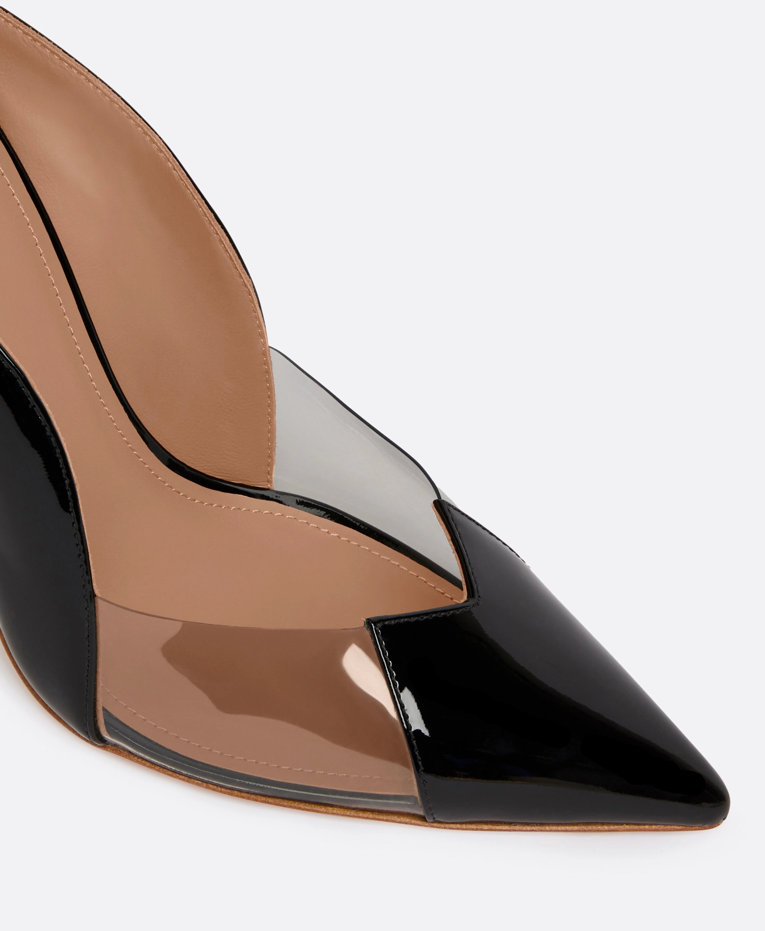 Malia 100 Black Patent PVC Pumps