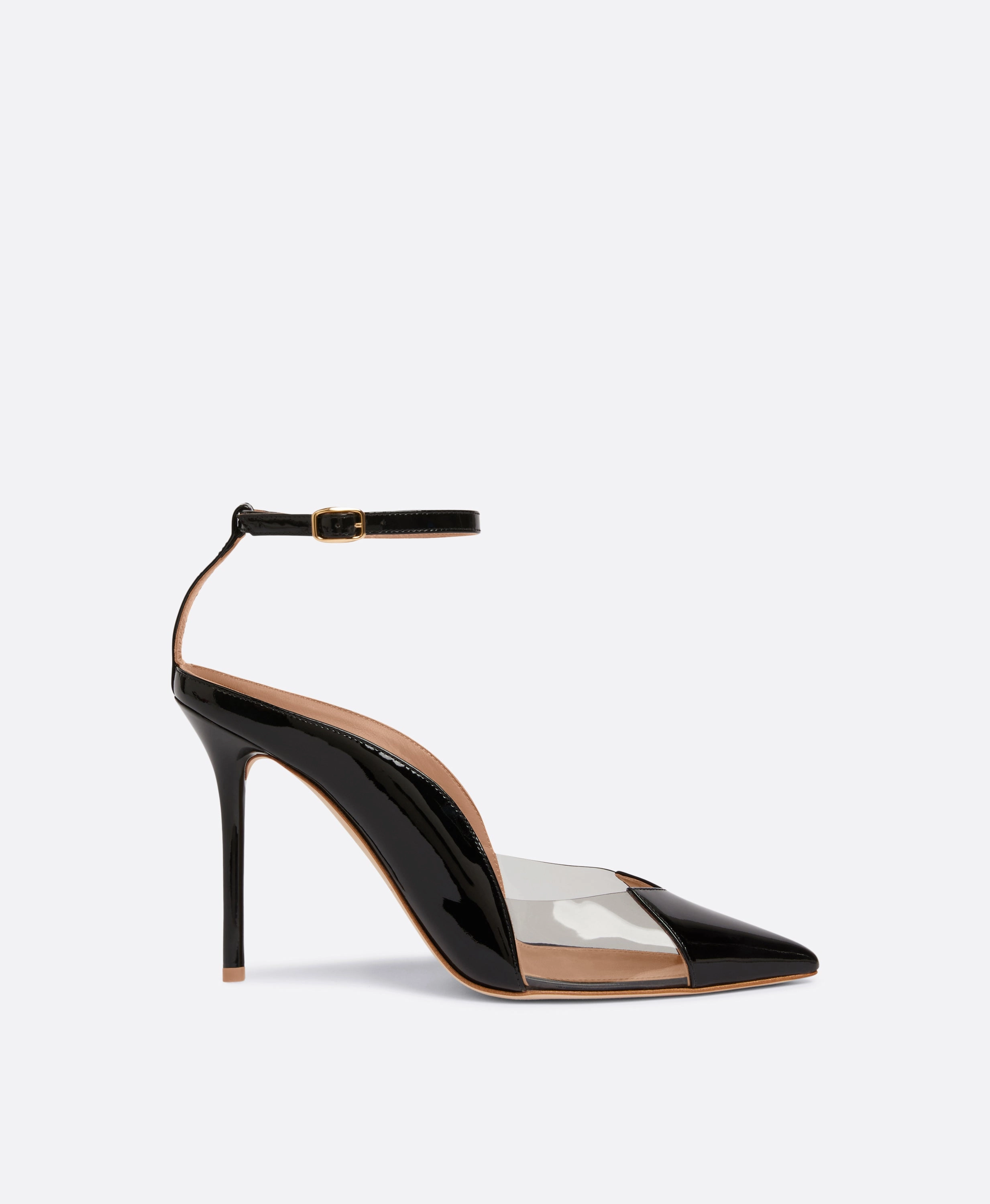 Malia 100 Black Patent PVC Pumps