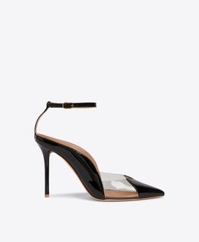 Malia 100 Black Patent PVC Pumps