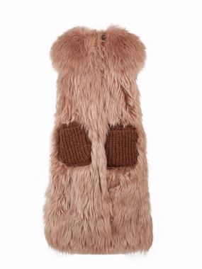 Marni Reversible Mid-Length Furry Waistcoat