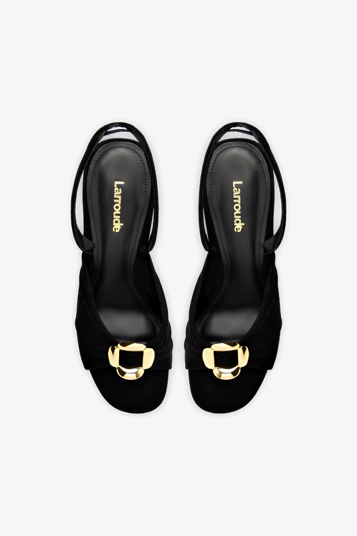 Mayfair Sandal In Black Suede