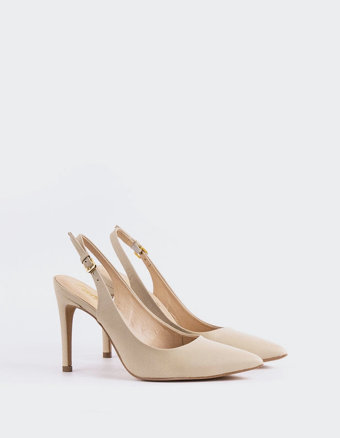 Morisha Off White Leather
