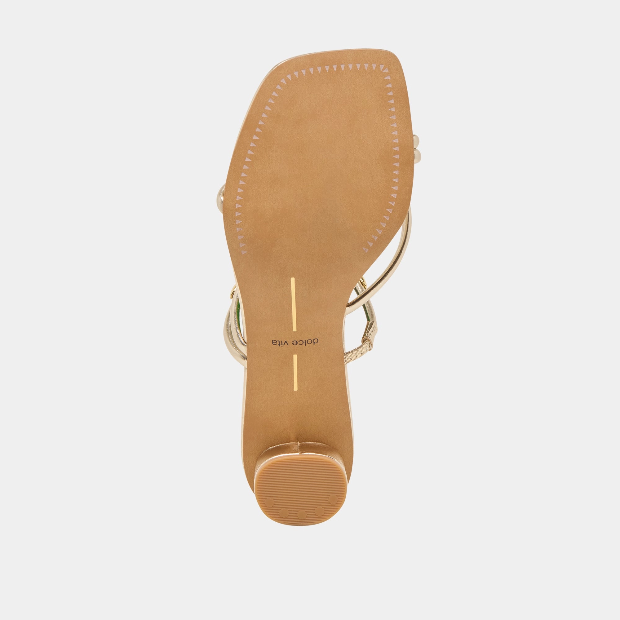 NAIRA HEELS GOLD METALLIC STELLA