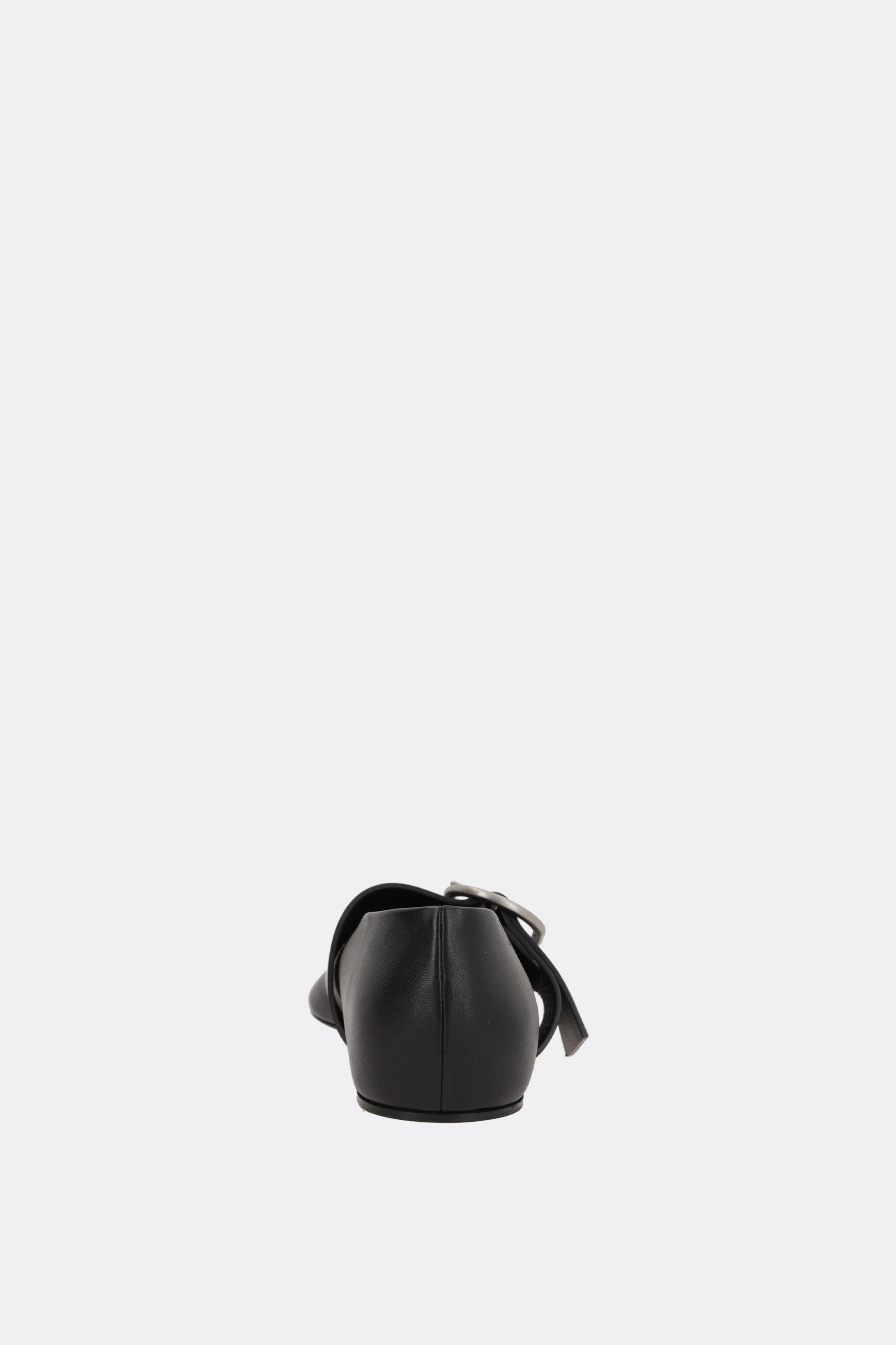 nappa ballerinas with Cannolo buckle