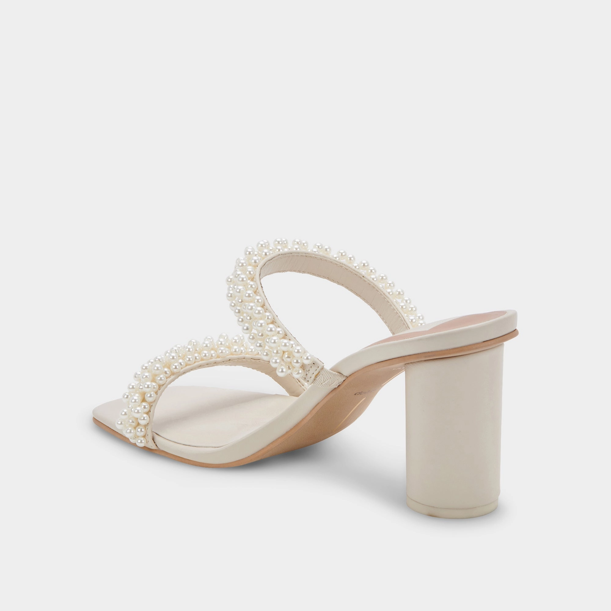 NOEL WIDE HEELS VANILLA PEARLS - re:vita