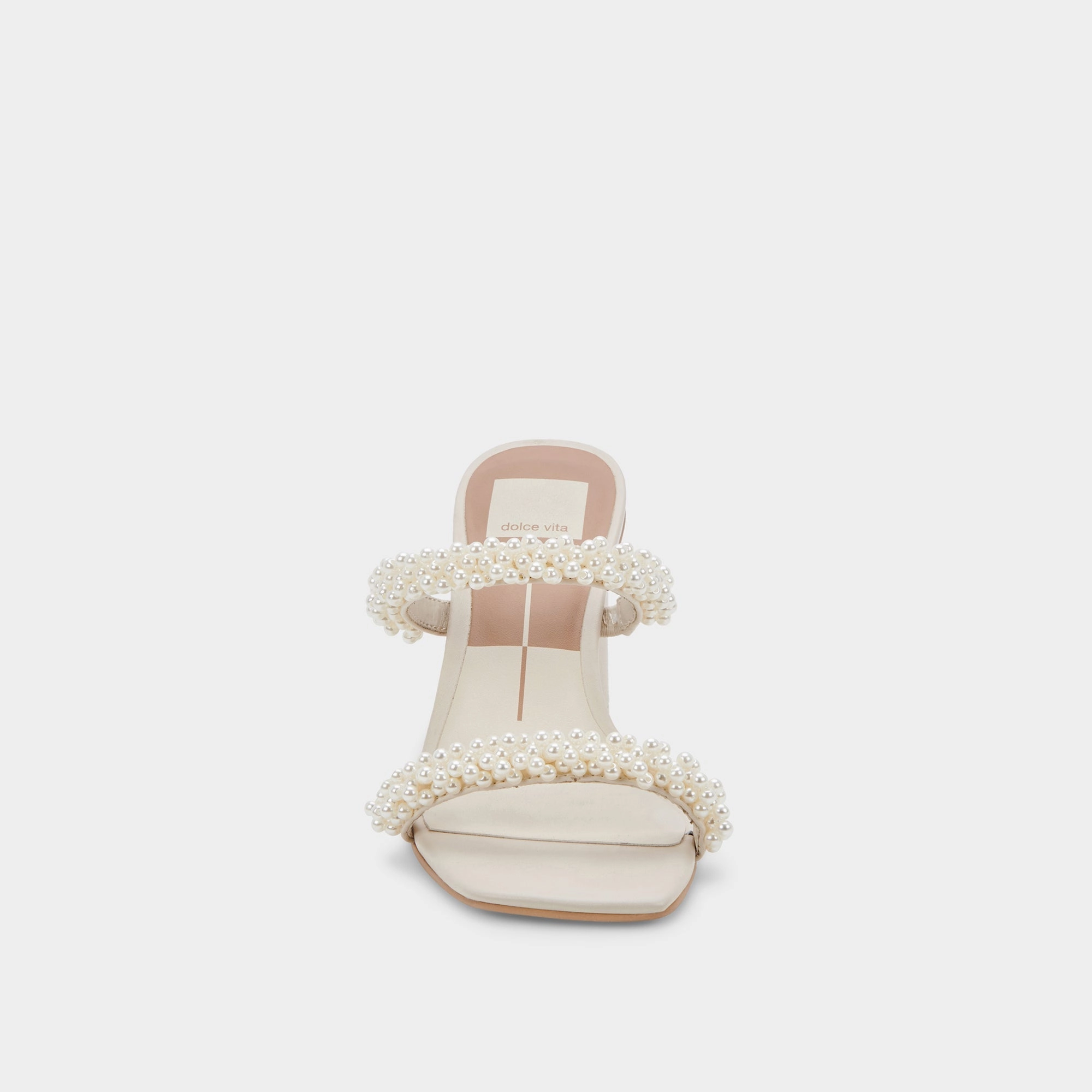 NOEL WIDE HEELS VANILLA PEARLS - re:vita