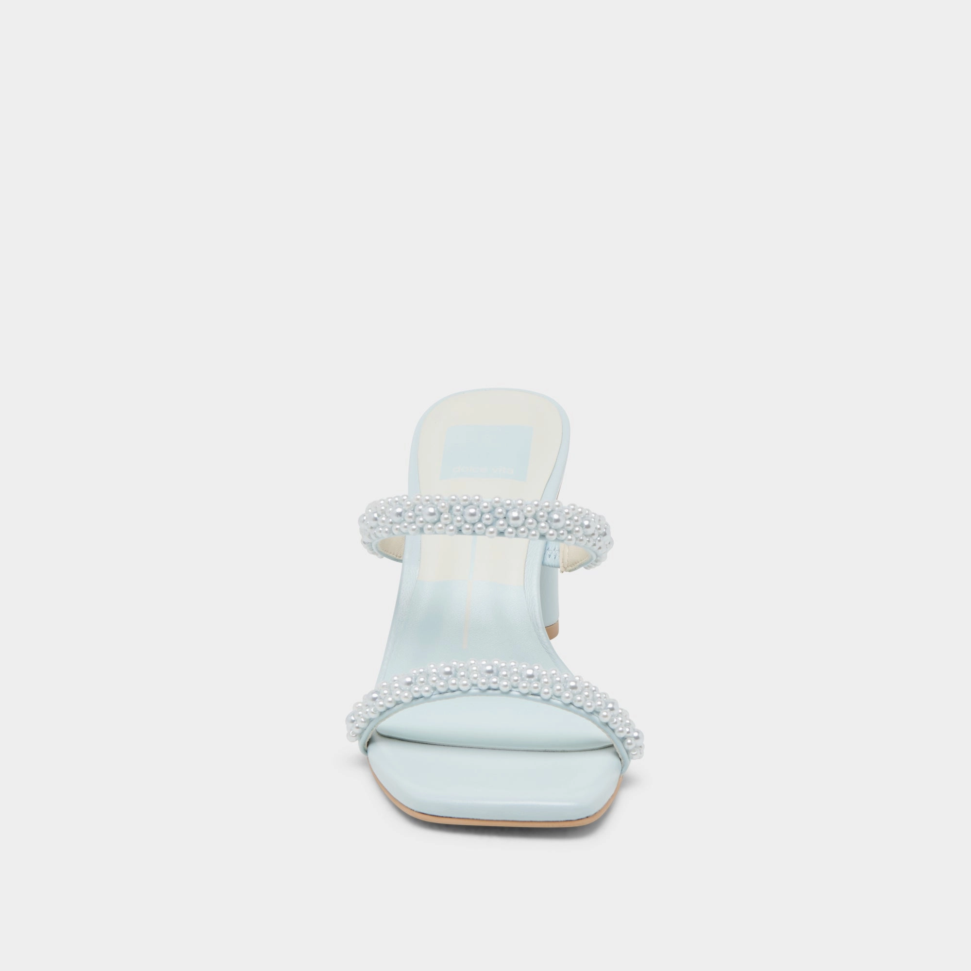 NOLAH PEARL HEELS ICE BLUE STELLA