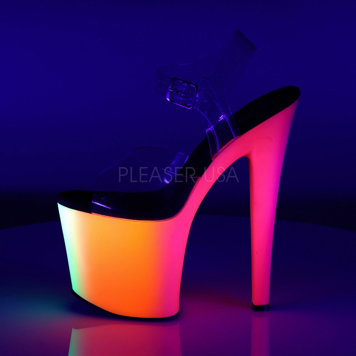 RAINBOW-708UV  Clear/Neon Multi