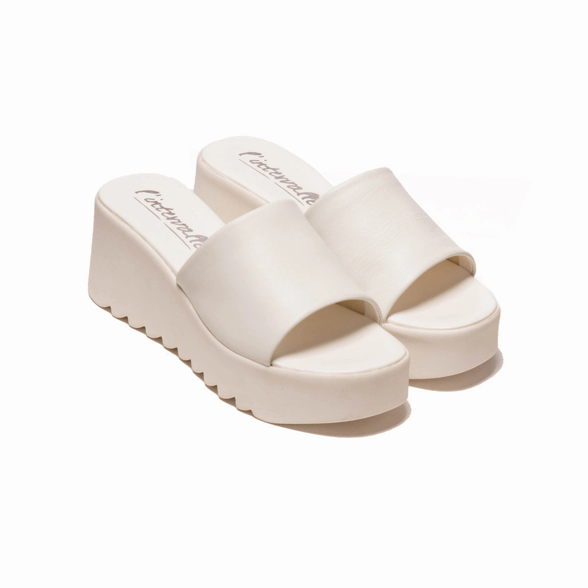 Reggio White Leather