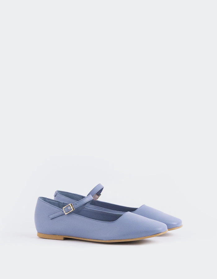 Reubena Blue Leather