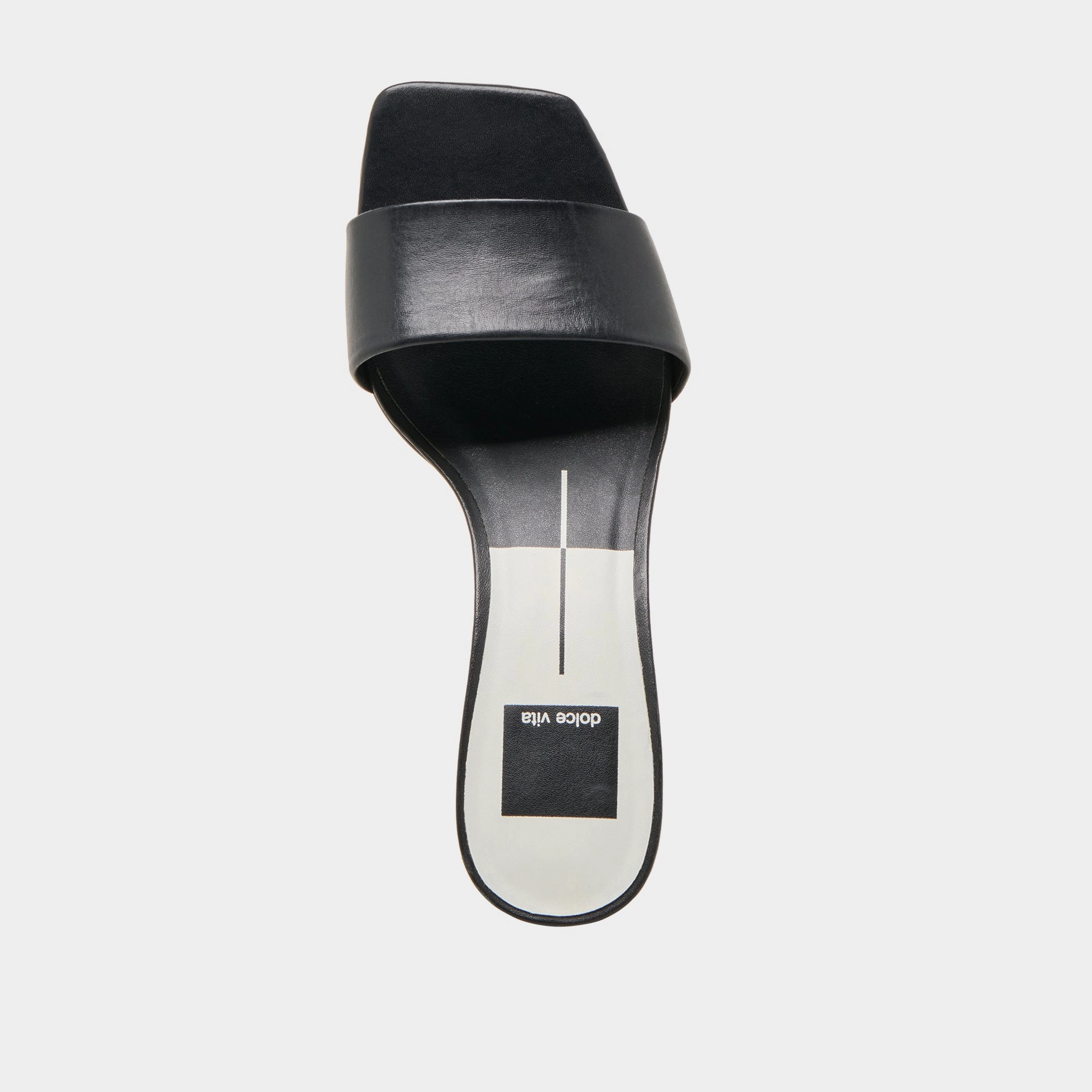 REXA HEELS BLACK LEATHER