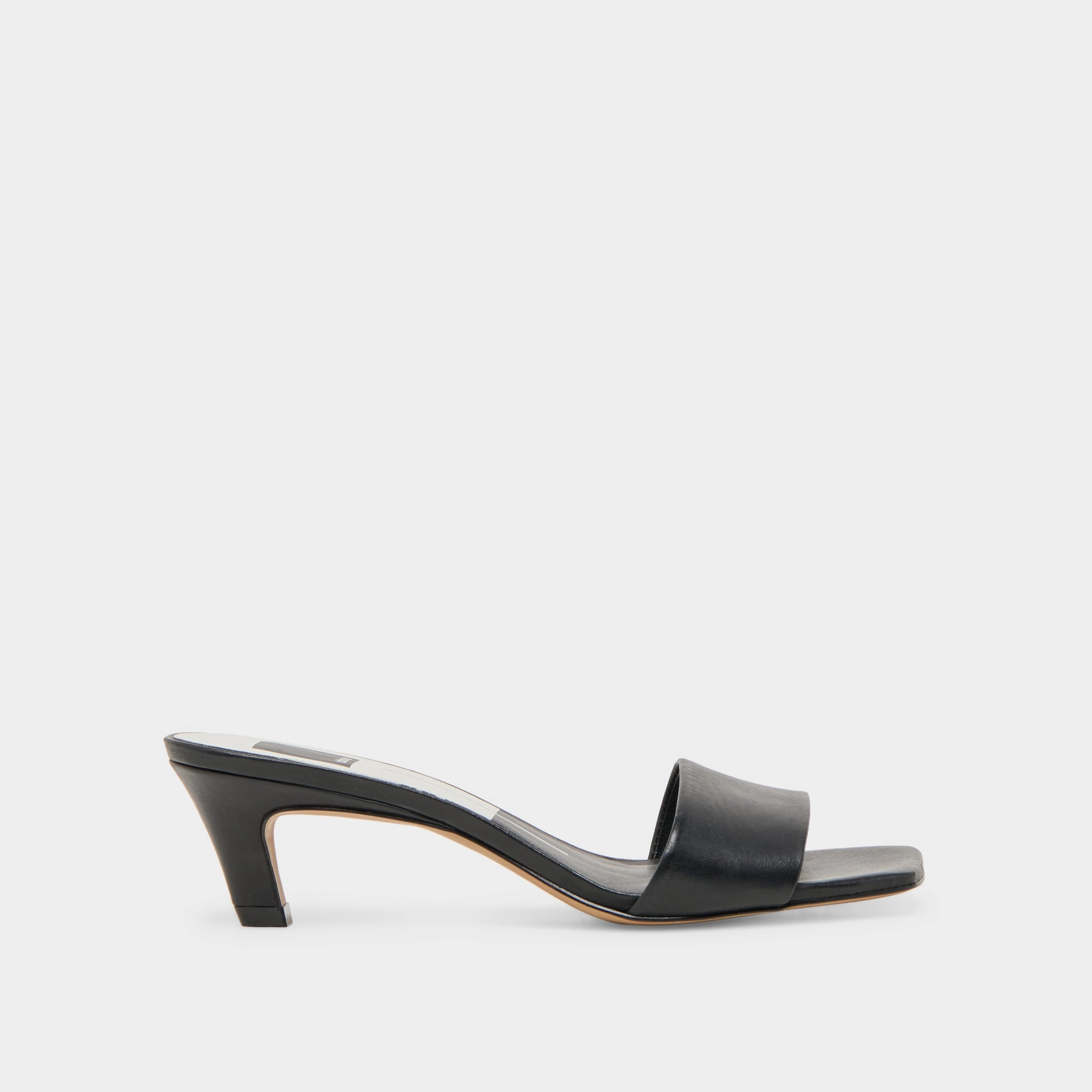REXA HEELS BLACK LEATHER