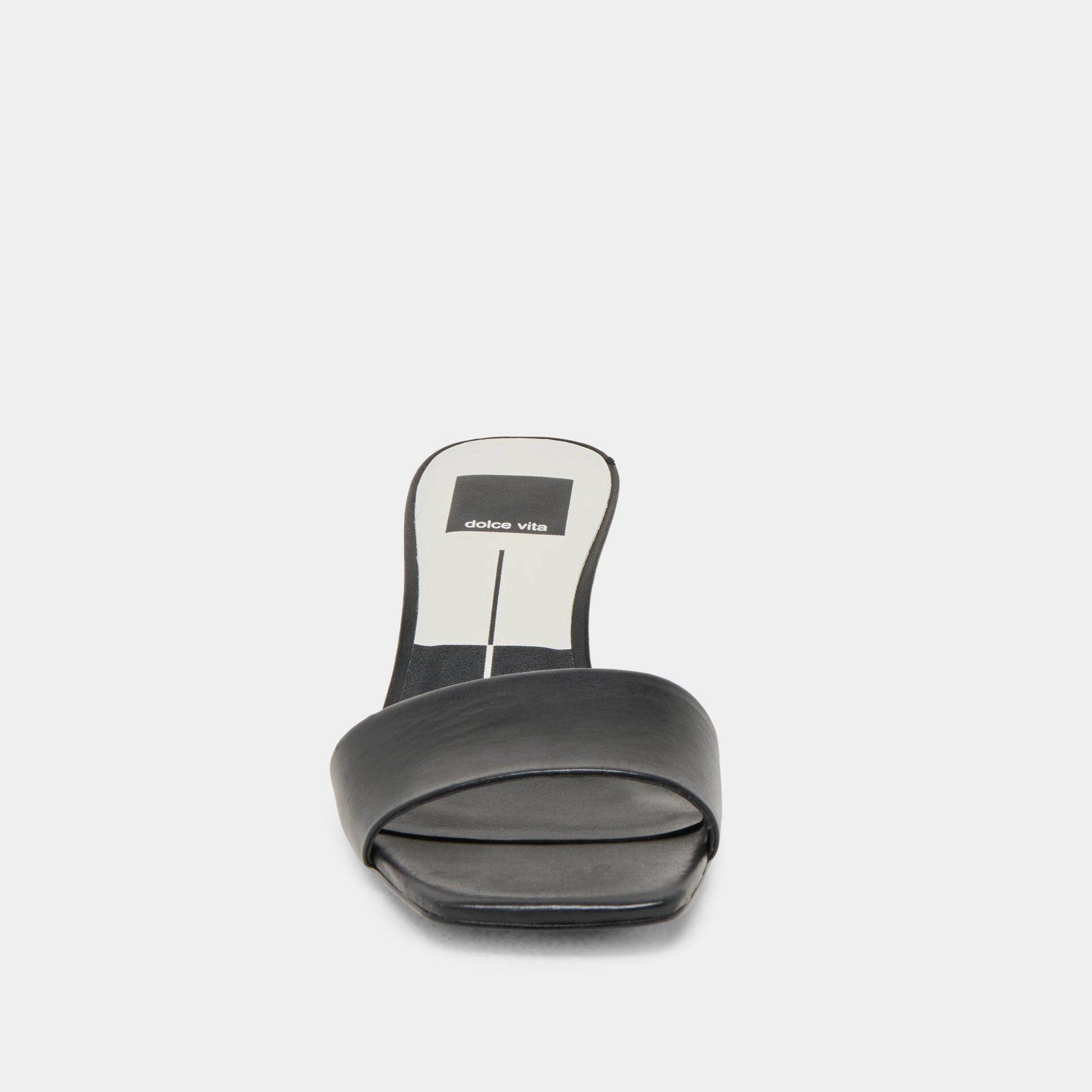 REXA HEELS BLACK LEATHER
