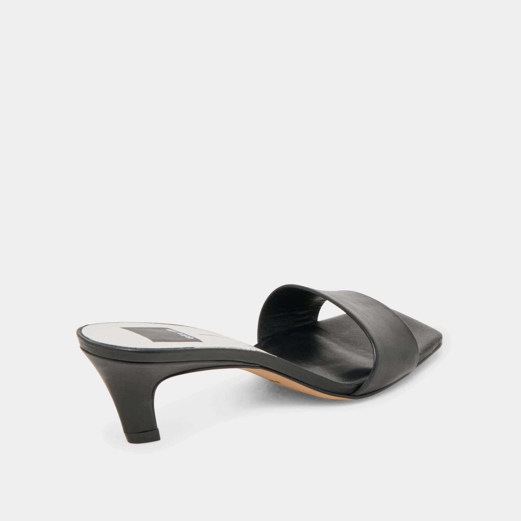 REXA HEELS BLACK LEATHER