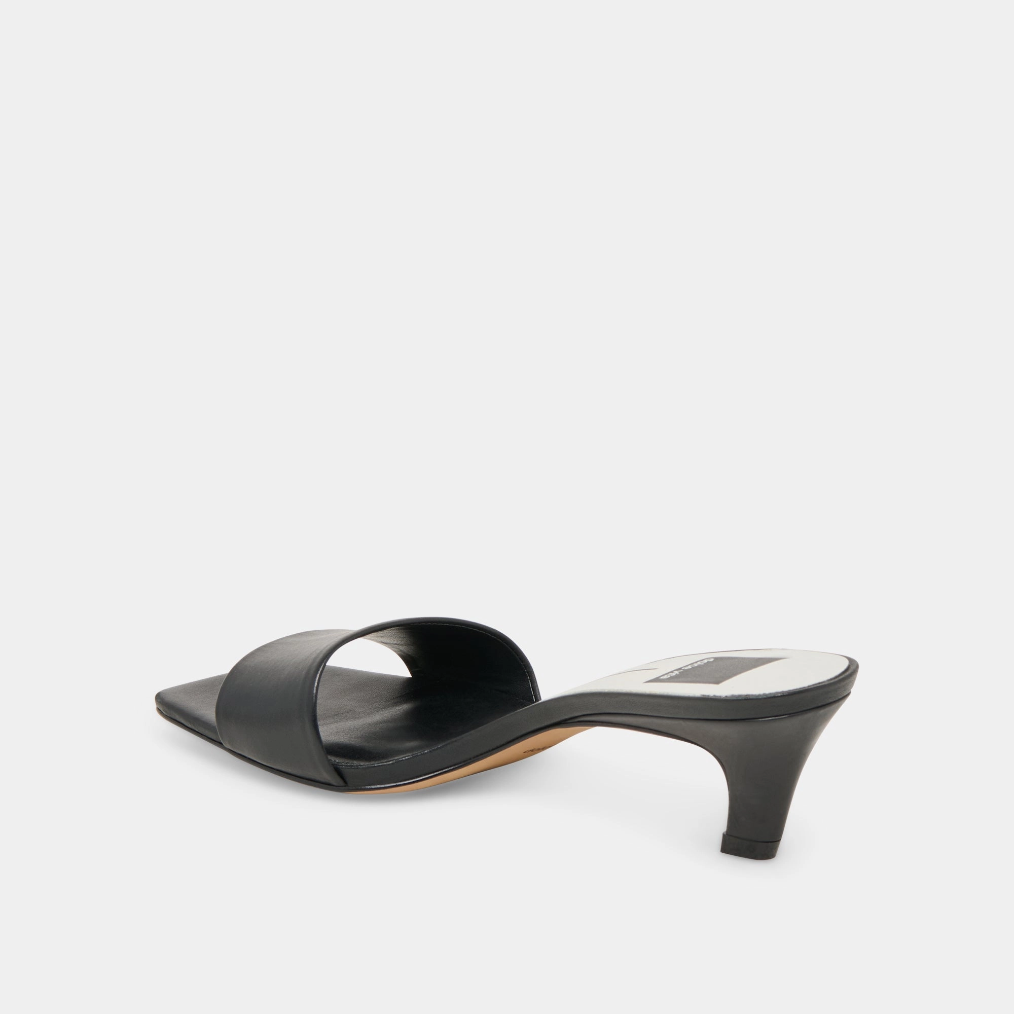REXA HEELS BLACK LEATHER