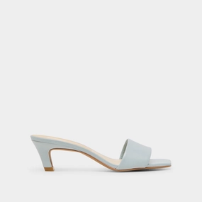 REXA HEELS ICE BLUE LEATHER