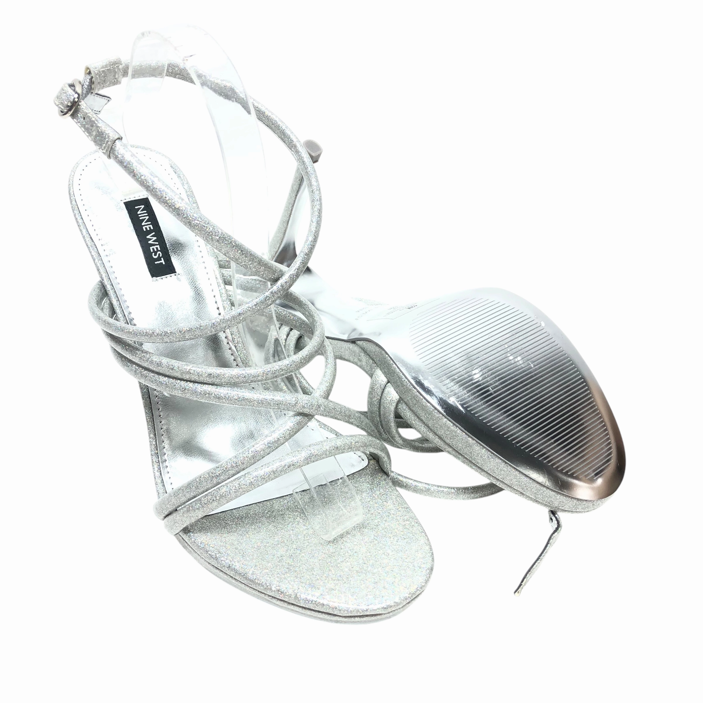 Sandals Heels Stiletto By Nine West  Size: 12