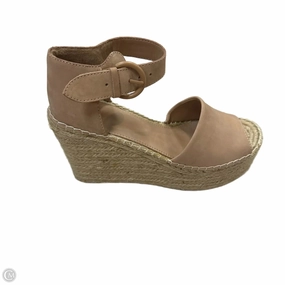 Sandals Heels Wedge By Marc Fisher In Pink, Size: 8.5