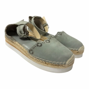 Sandals Heels Wedge By Vince Camuto In Green, Size:9.5