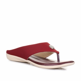 Senorita Casual (Cherry) Slippers For Women MK-08 By Liberty
