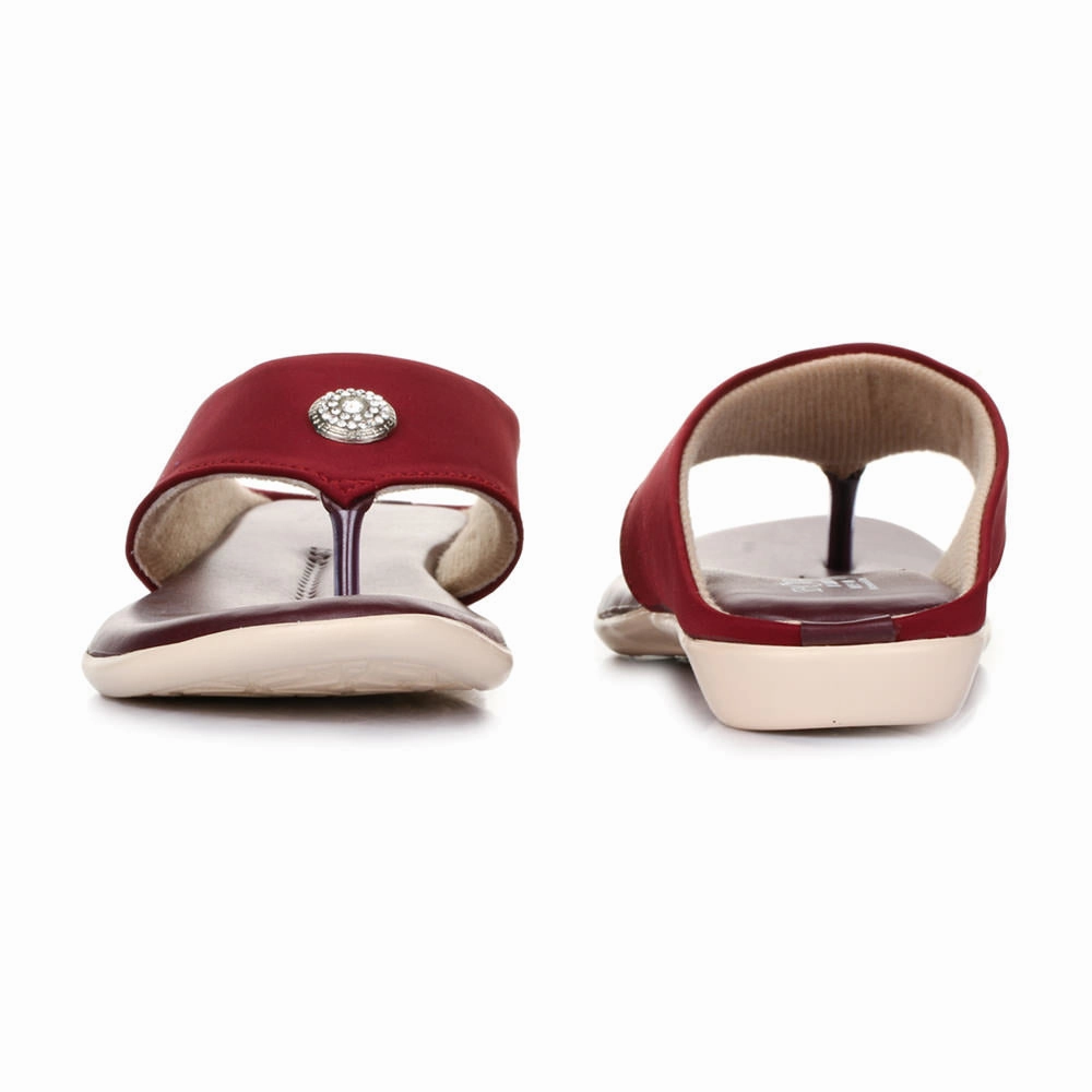 Senorita Casual (Cherry) Slippers For Women MK-08 By Liberty