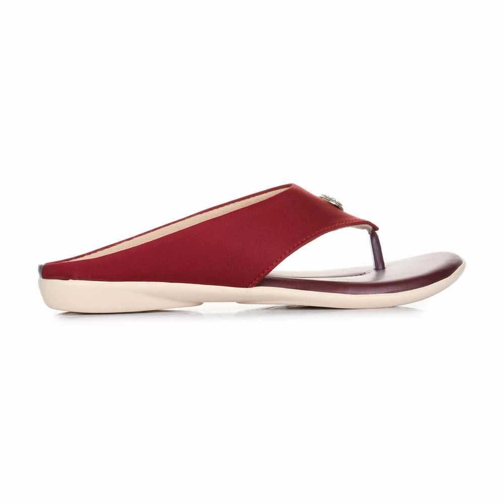 Senorita Casual (Cherry) Slippers For Women MK-08 By Liberty