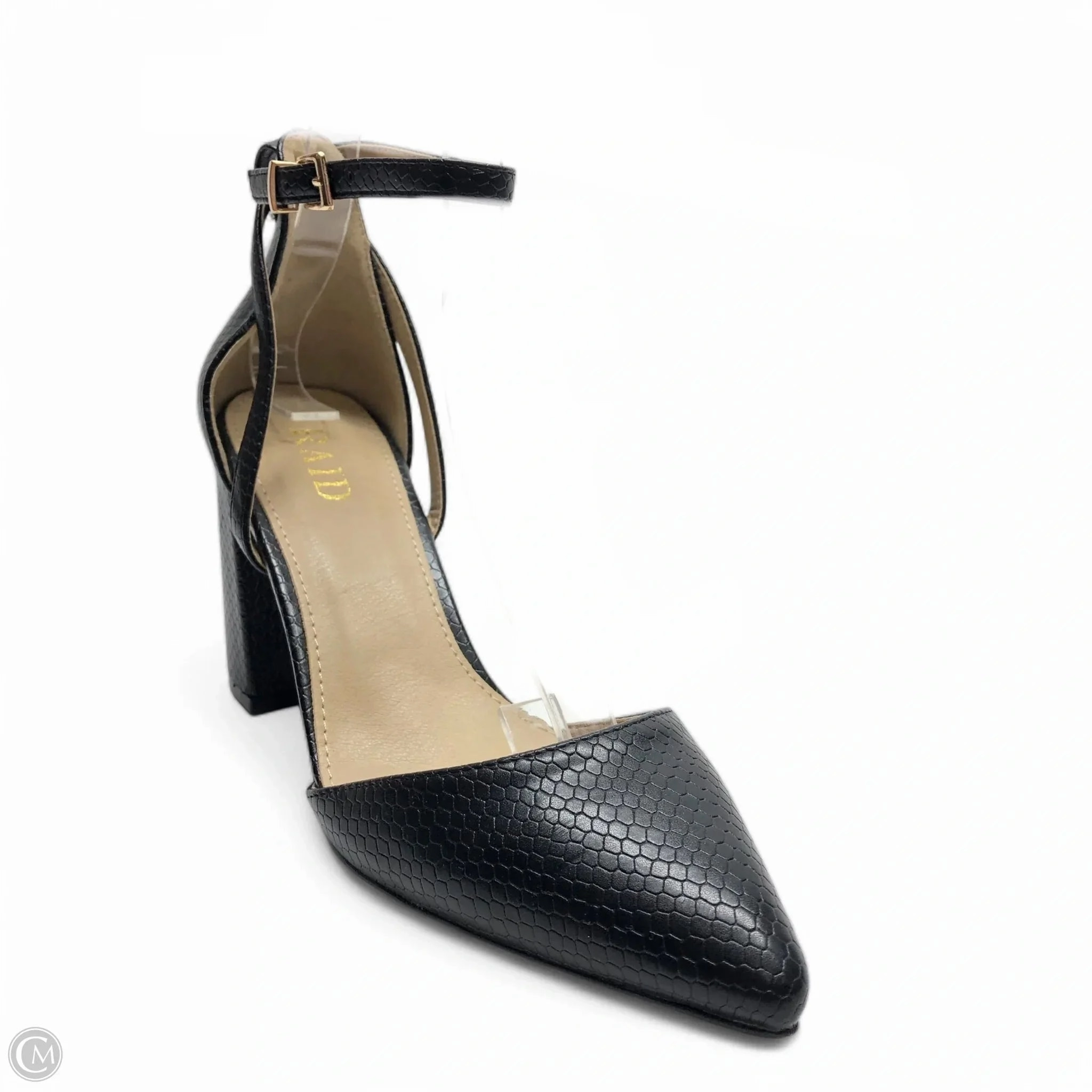 Shoes Heels Block By Clothes Mentor In Black, Size: 7