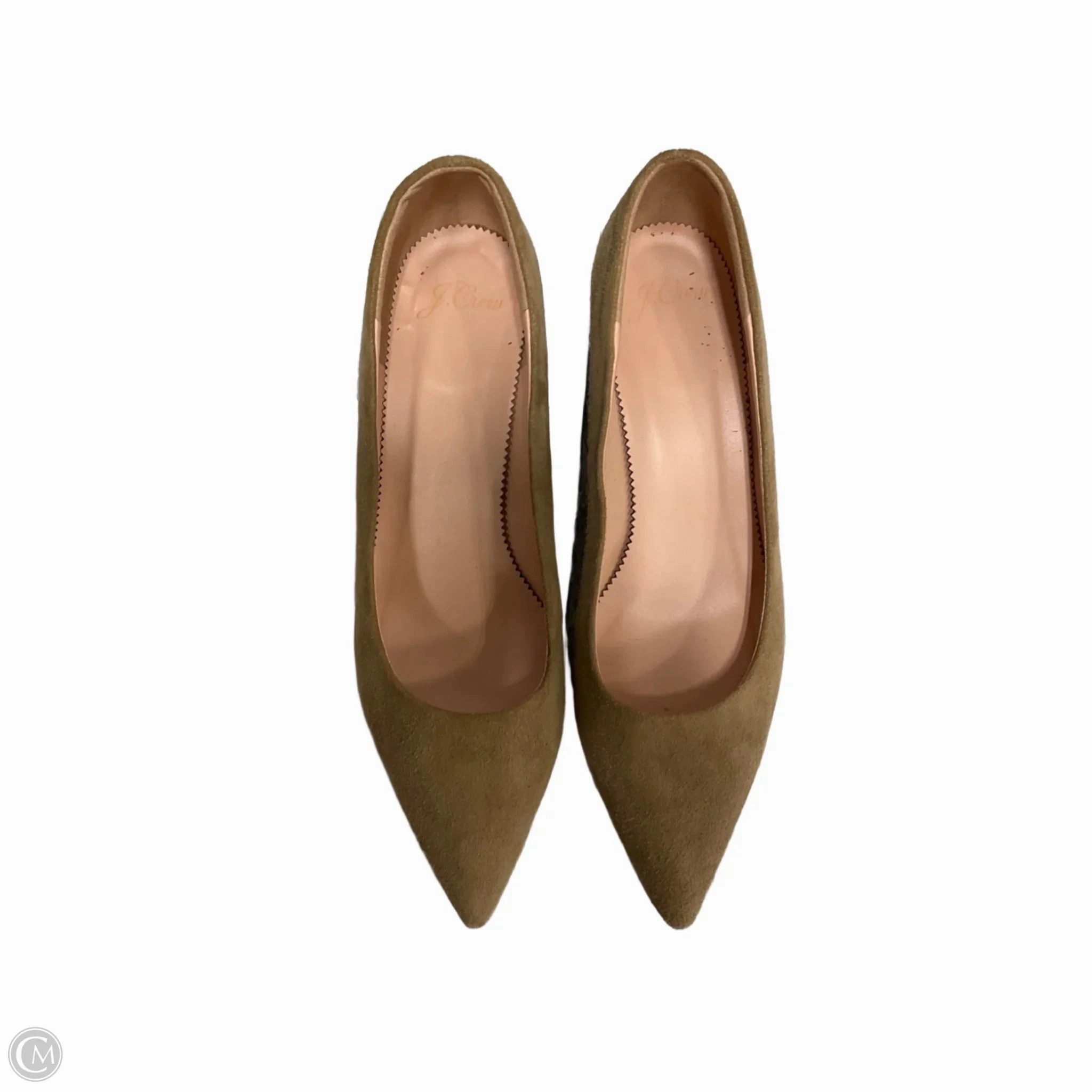 Shoes Heels Block By J. Crew In Tan, Size: 7