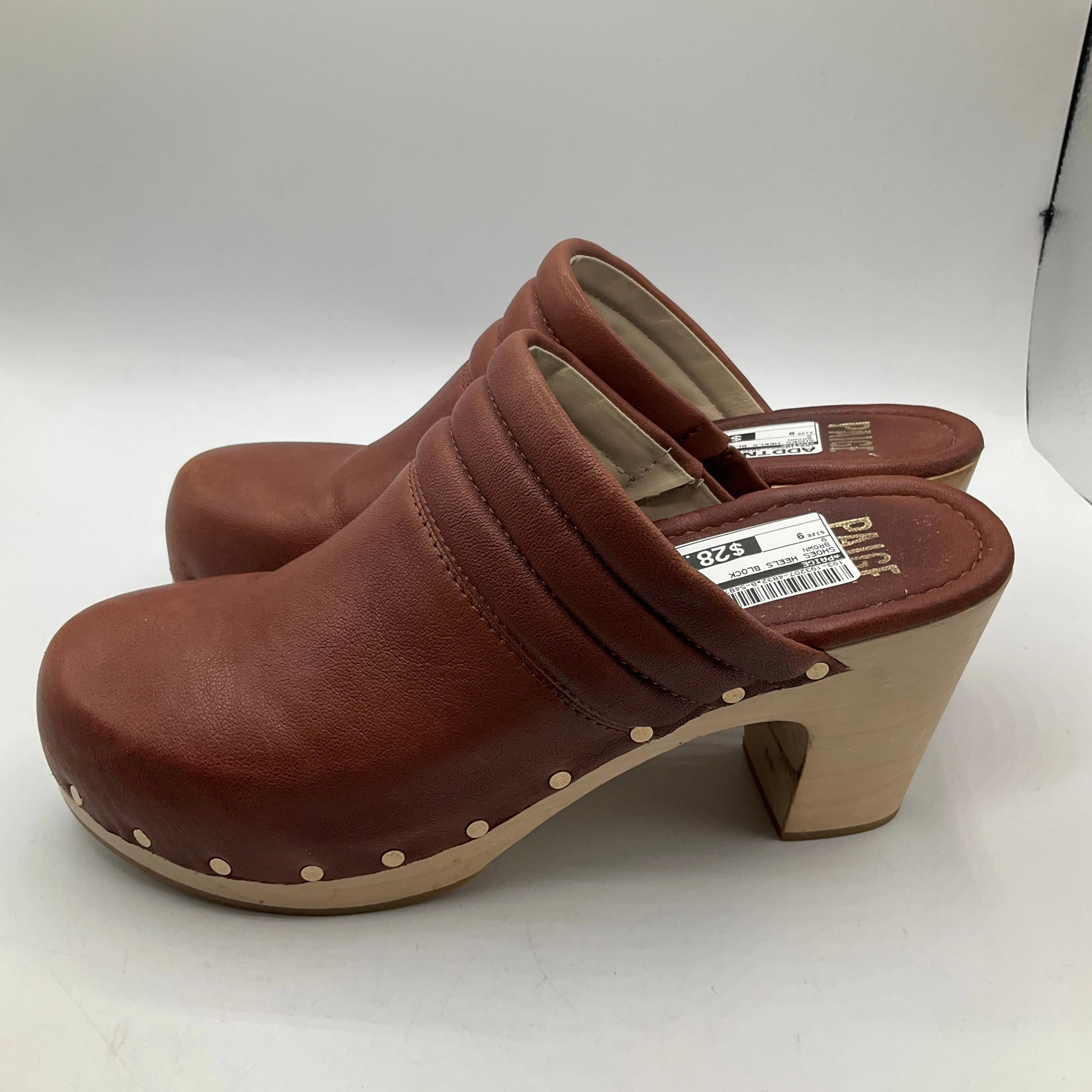 Shoes Heels Block By Paige In Brown, Size: 9