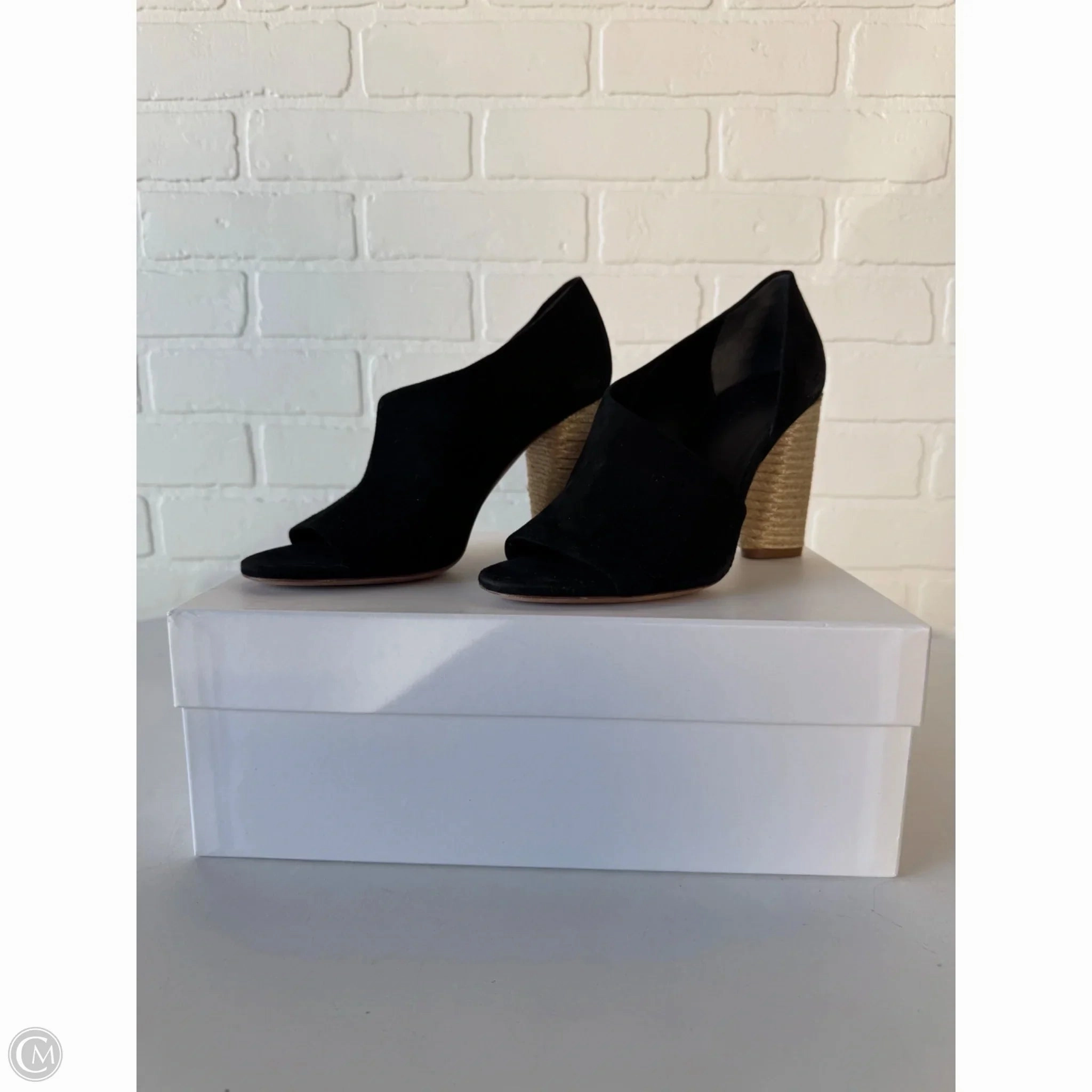 Shoes Heels Block By Vince In Black, Size: 8