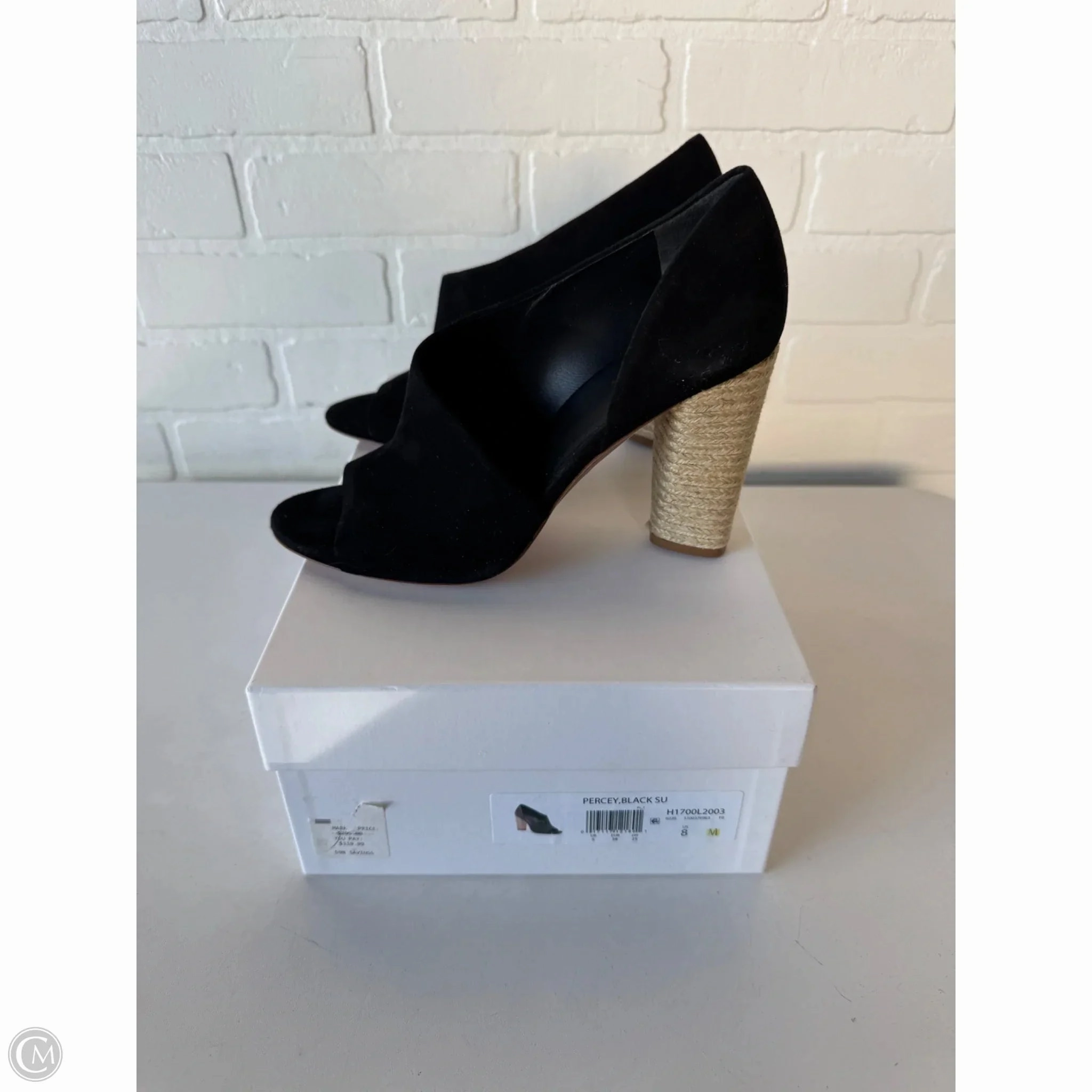 Shoes Heels Block By Vince In Black, Size: 8