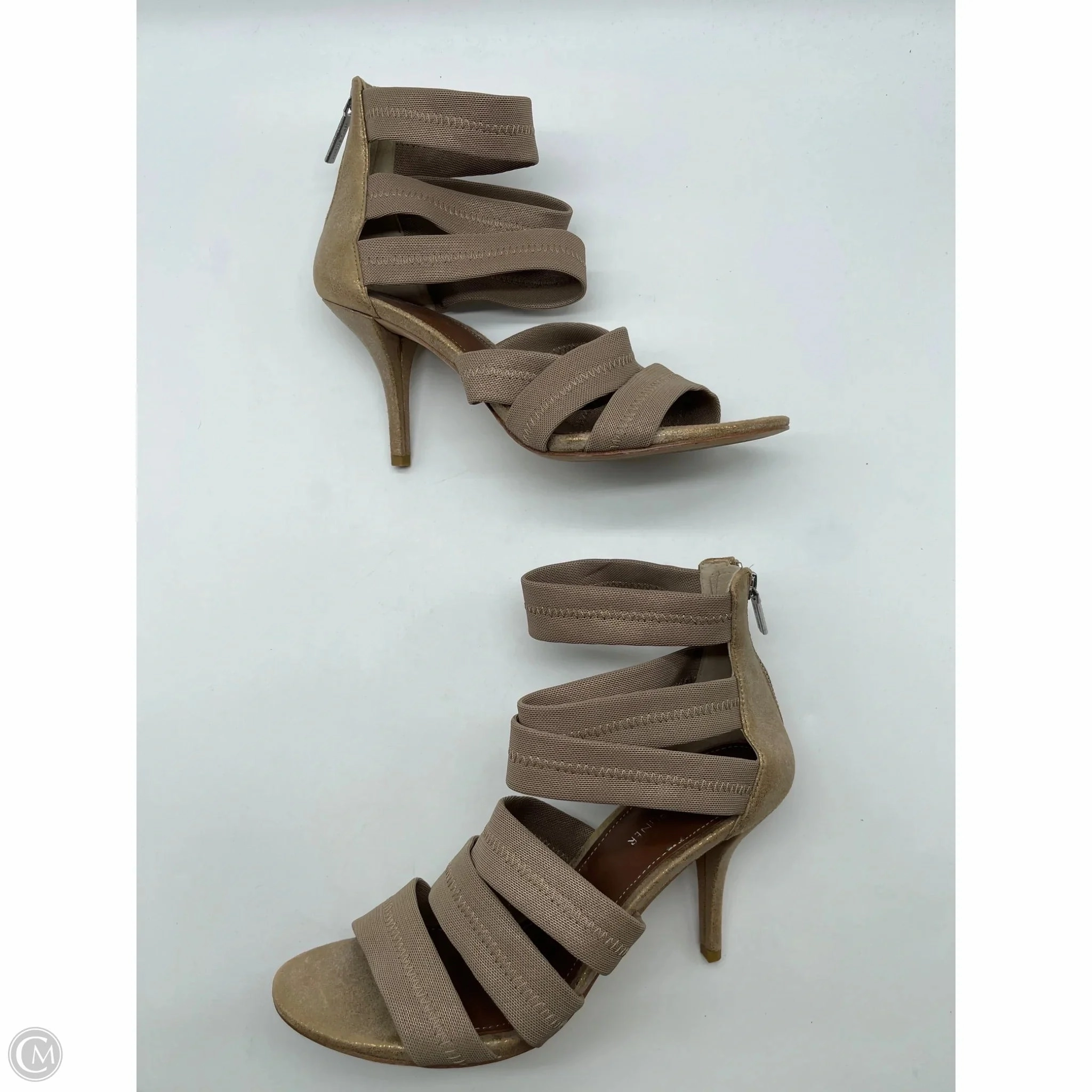 Shoes Heels Stiletto By Donald Pliner In Gold, Size: 10