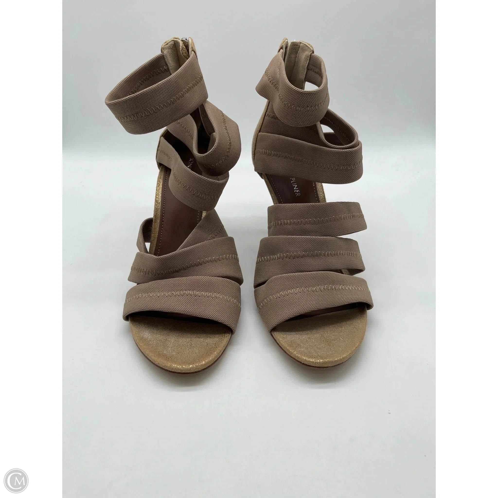 Shoes Heels Stiletto By Donald Pliner In Gold, Size: 10