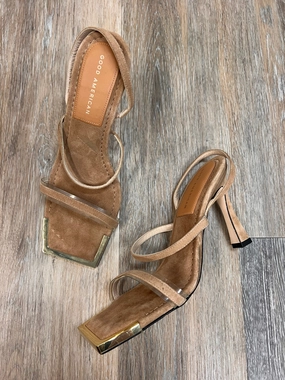 Shoes Heels Stiletto By Good American In Brown, Size: 9