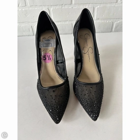 Shoes Heels Stiletto By Jessica Simpson In Black, Size: 5.5