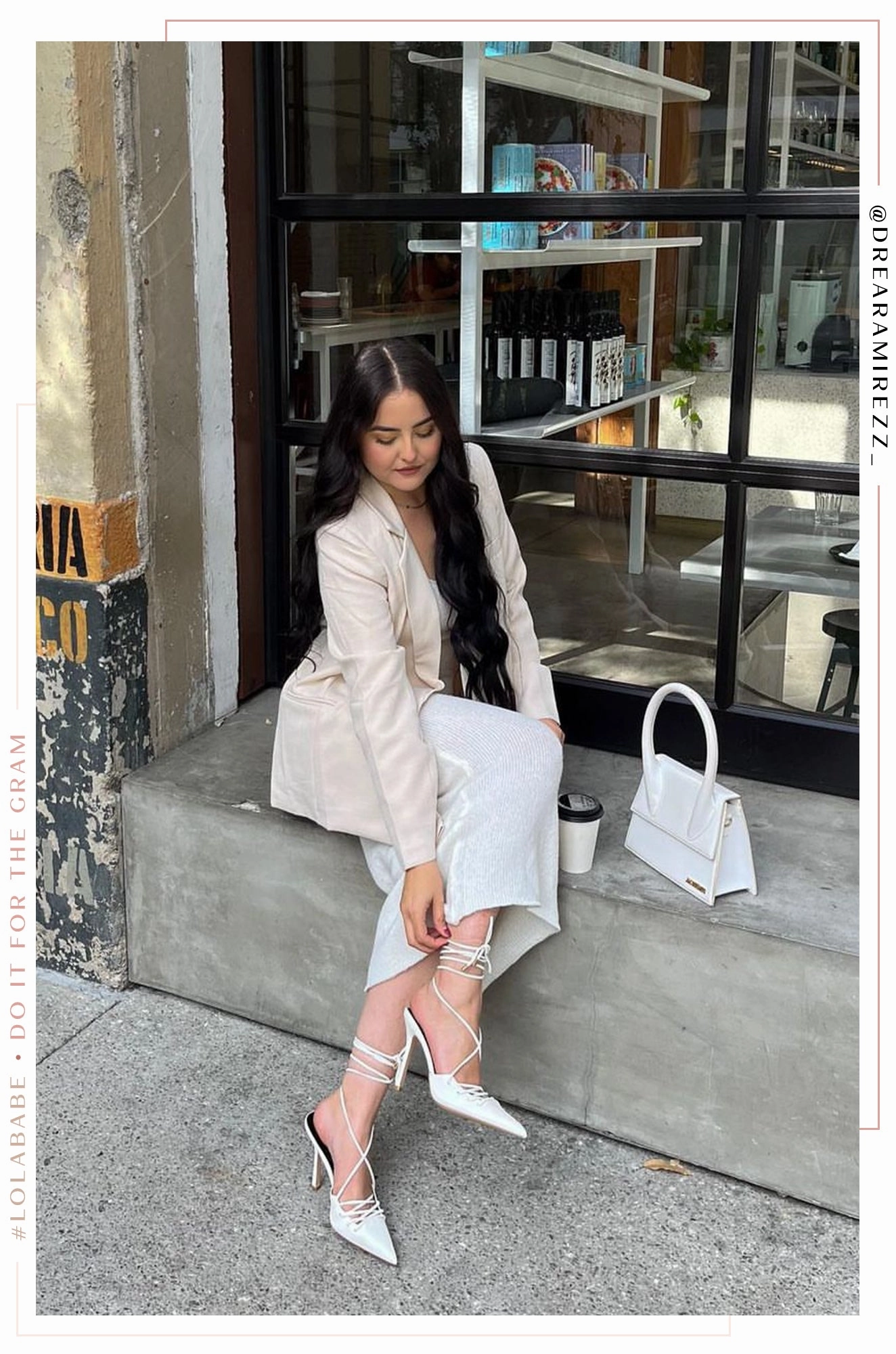 Simone Lace Up High Heel Pumps - White