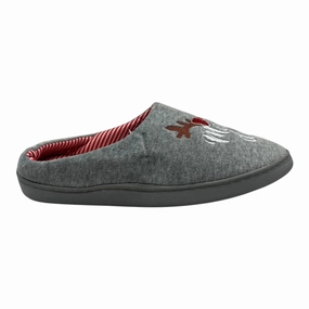 Slippers By Clothes Mentor In Grey