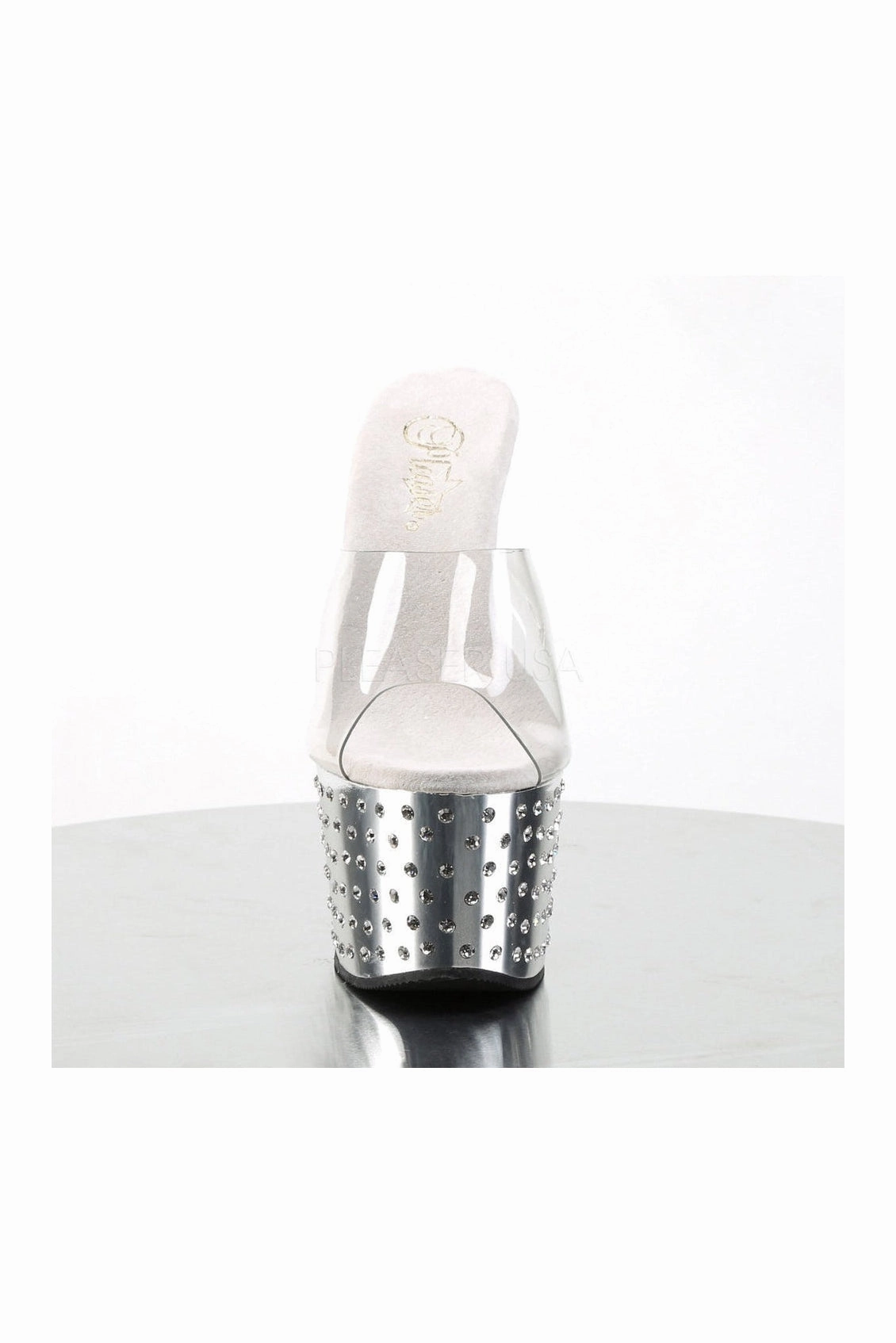 STARDUST-701 Platform Slide  | Clear Vinyl