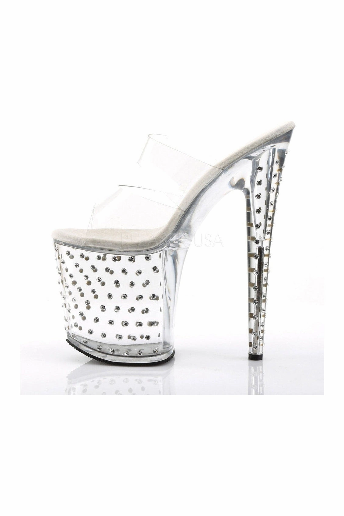STARDUST-802 Platform Slide  | Clear Vinyl