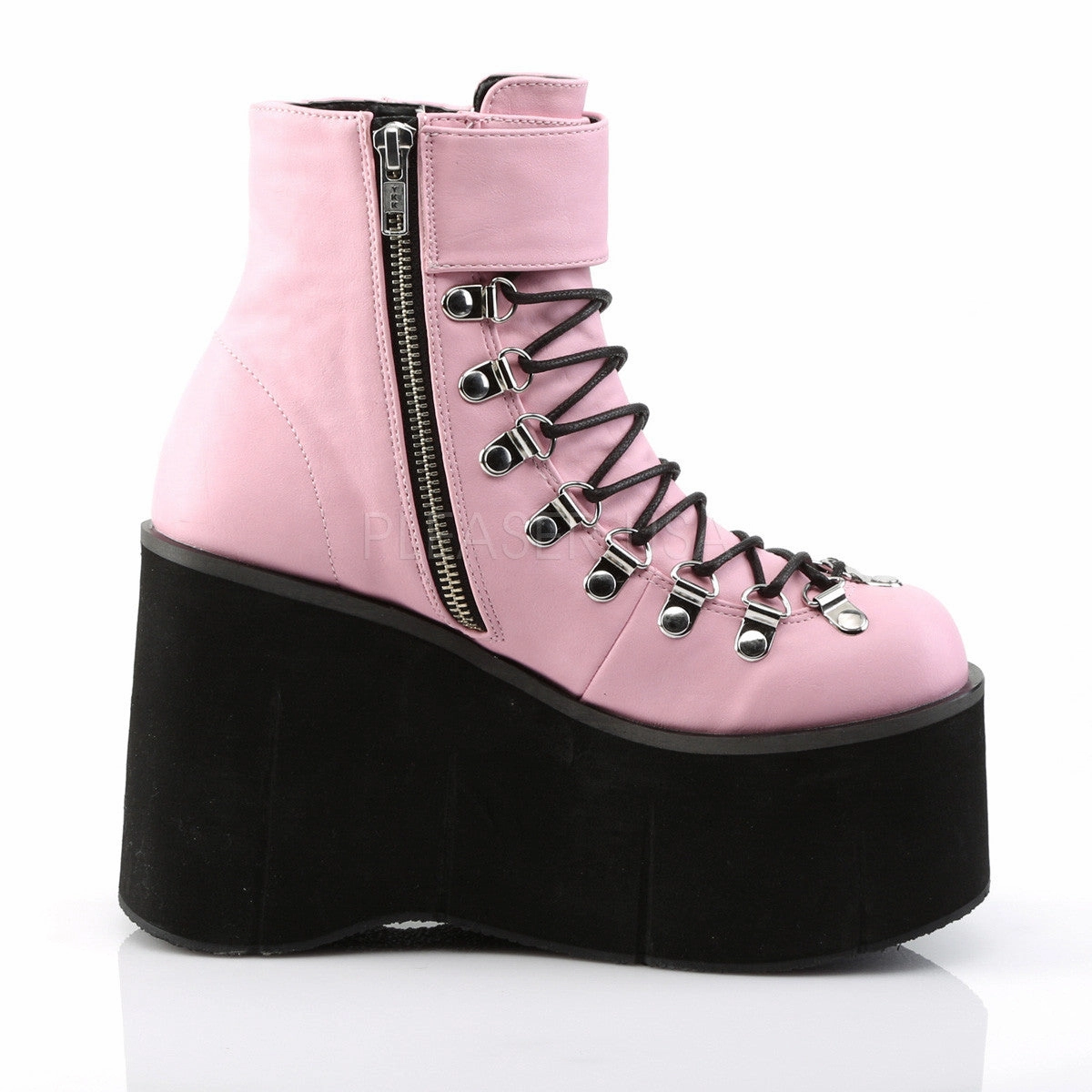 SWEETIE KERA LACE-UP PLATFORM BOOTS