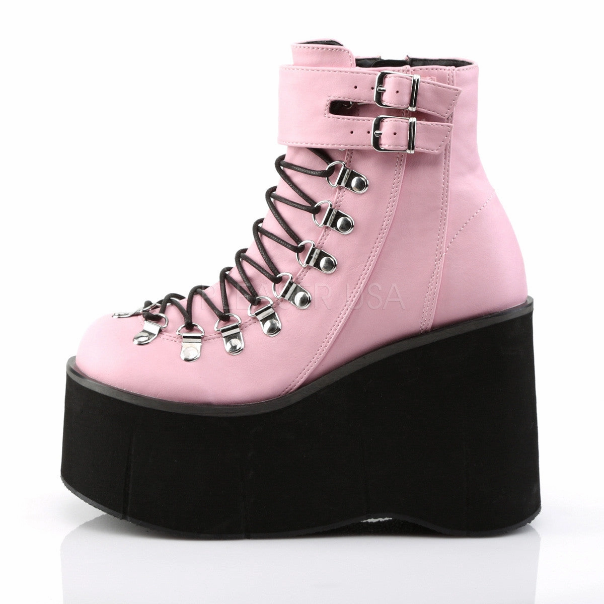 SWEETIE KERA LACE-UP PLATFORM BOOTS