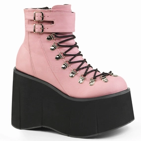 SWEETIE KERA LACE-UP PLATFORM BOOTS