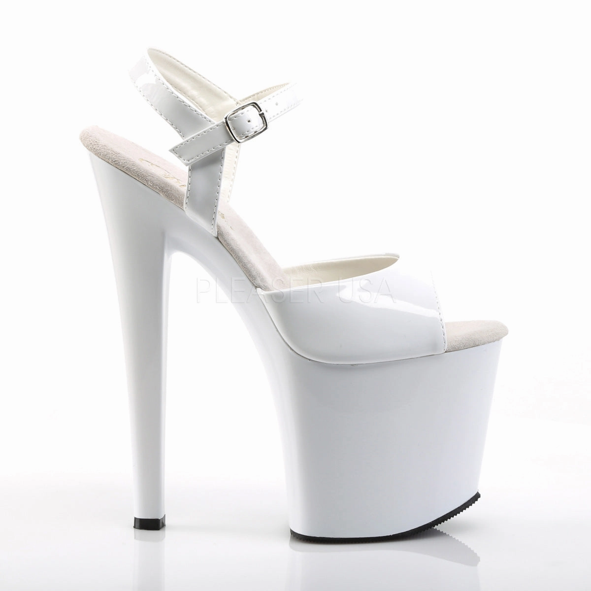 TABOO-709  White Patent/White